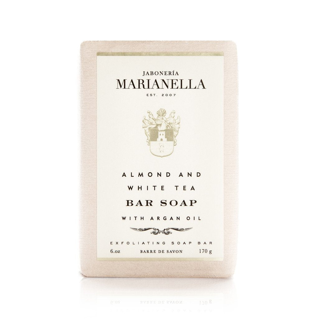 Jaboneria Marianella Almond and White Tea Bar Soap with Argan Oil