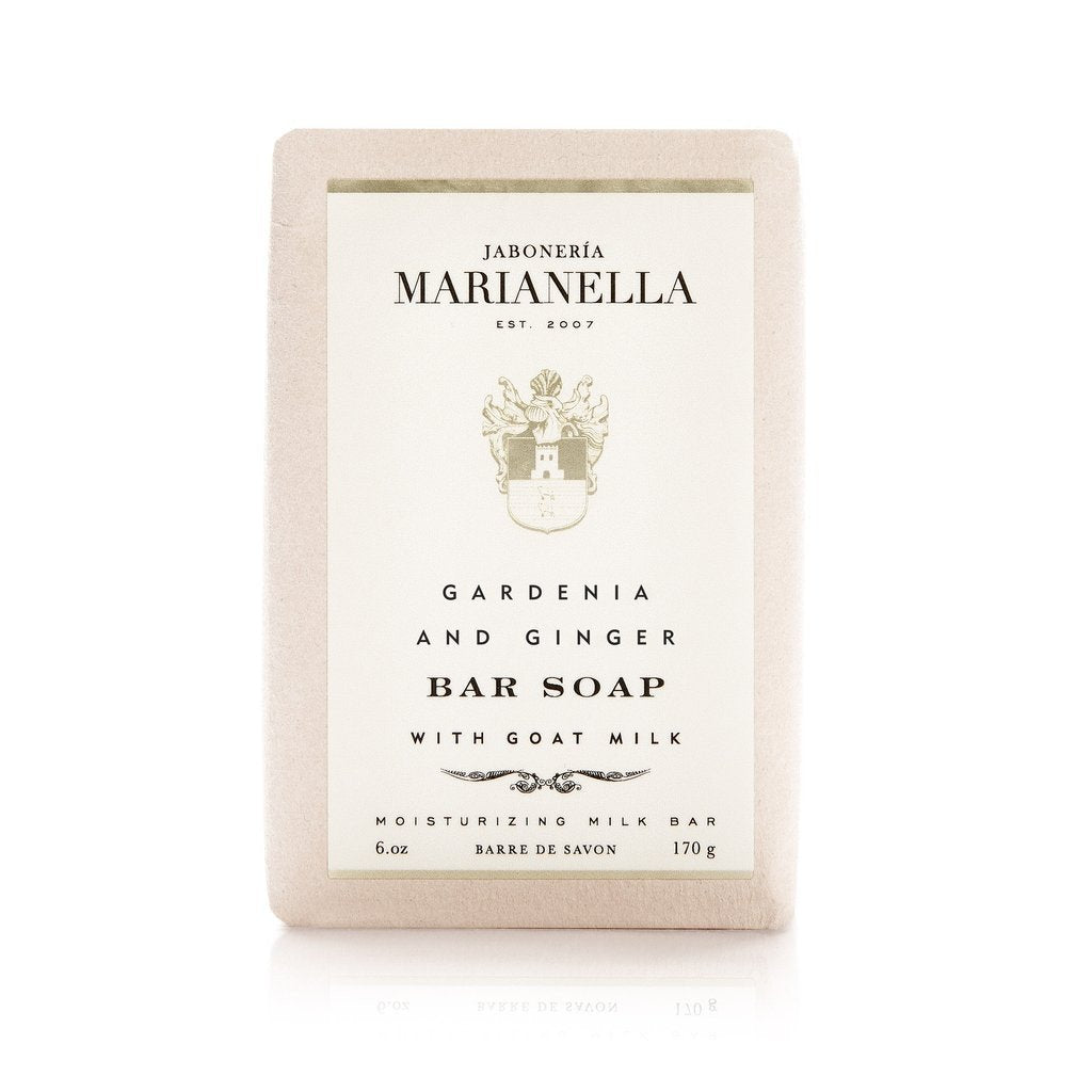 Jaboneria Marianella Gardenia and Ginger Bar Soap with Goat Milk